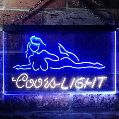 Coors Light Girl 3 LED Neon Sign neon sign LED
