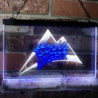 Coors Light Mountain LED Neon Sign neon sign LED