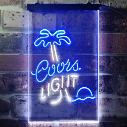 Coors Light Palm Tree LED Neon Sign neon sign LED