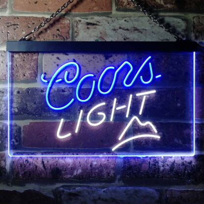 Coors Light Small Mountain LED Neon Sign neon sign LED