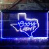 Coors Light Texas Map LED Neon Sign