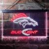 Denver Broncos Bud Light 2 LED Neon Sign