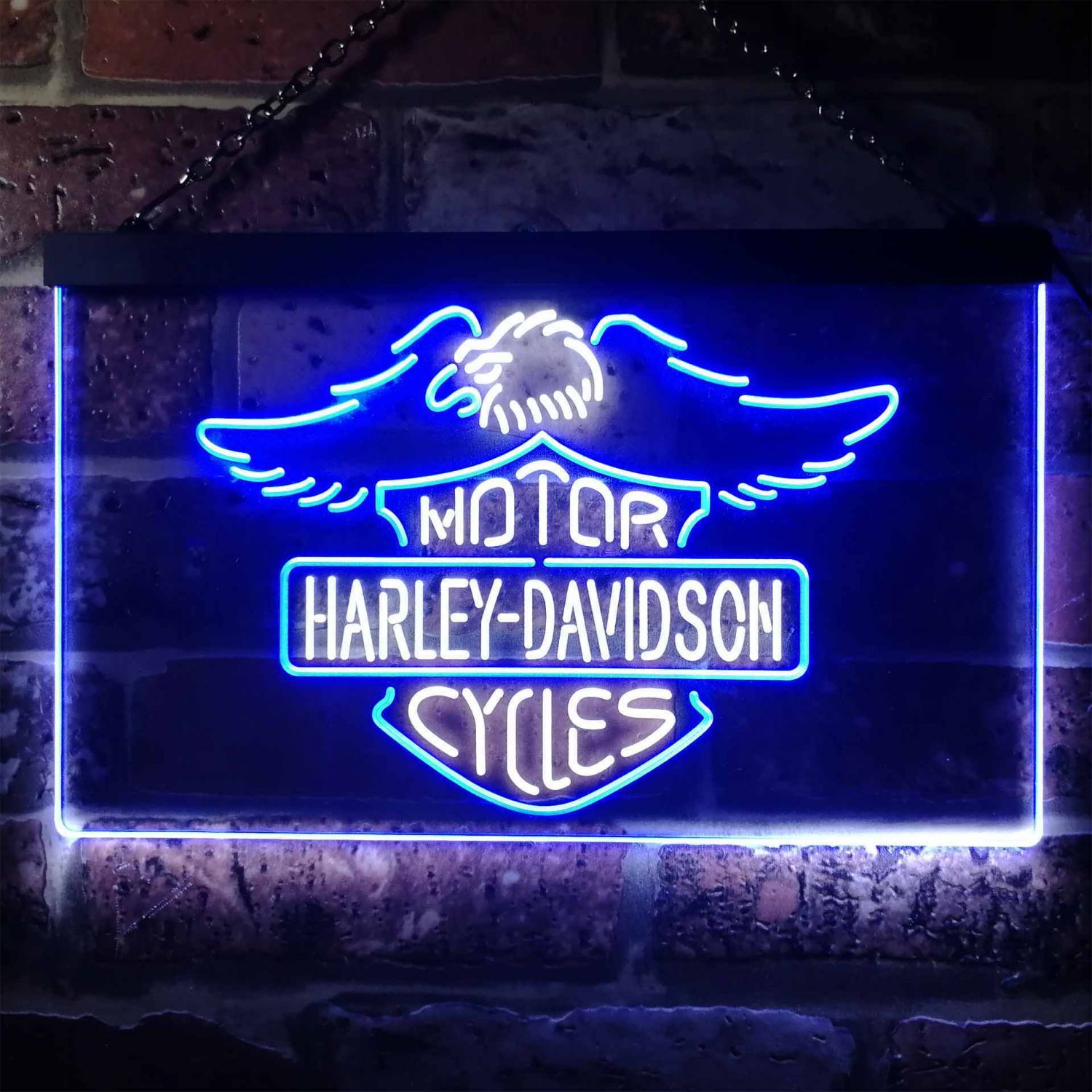 Harley neon store light