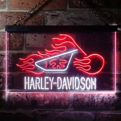 Harley Davidson Fire Bike LED Neon Sign neon sign LED