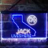 Jack Daniels Jack Lives Here California LED Neon Sign