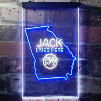 Jack Daniel's Jack Lives Here - Georgia LED Neon Sign neon sign LED
