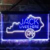 Jack Daniels Jack Lives Here Kentucky LED Neon Sign