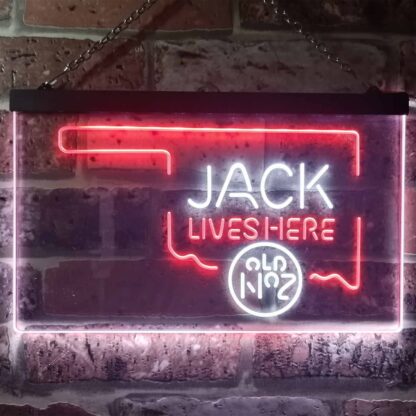 Jack Daniel's Jack Lives Here - Oklahoma LED Neon Sign neon sign LED