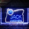 Jack Daniels Jack Lives Here Oregon LED Neon Sign
