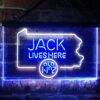 Jack Daniels Jack Lives Here Pennsylvania LED Neon Sign