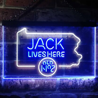 Jack Daniel's Jack Lives Here - Pennsylvania LED Neon Sign neon sign LED