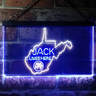 Jack Daniel's Jack Lives Here - West Virginia LED Neon Sign neon sign LED