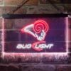 Los Angeles Rams Bud Light LED Neon Sign