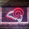 Los Angeles Rams Logo LED Neon Sign Legacy Edition