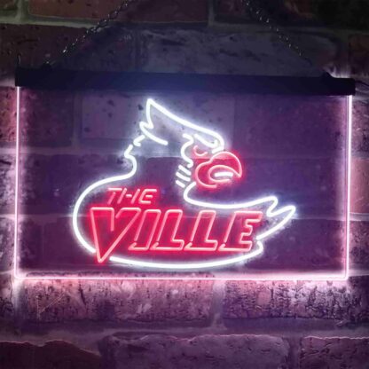 Louisville Cardinals The Ville LED Neon Sign neon sign LED