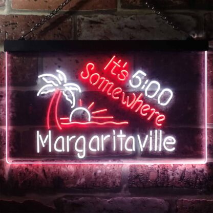 Margaritaville It's 5 Somewhere LED Neon Sign neon sign LED
