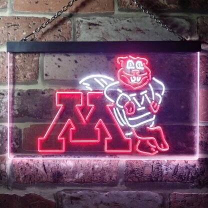 Minnesota Golden Gophers Logo LED Neon Sign neon sign LED