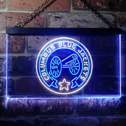 Columbus Blue Jackets Alternate LED Neon Sign neon sign LED