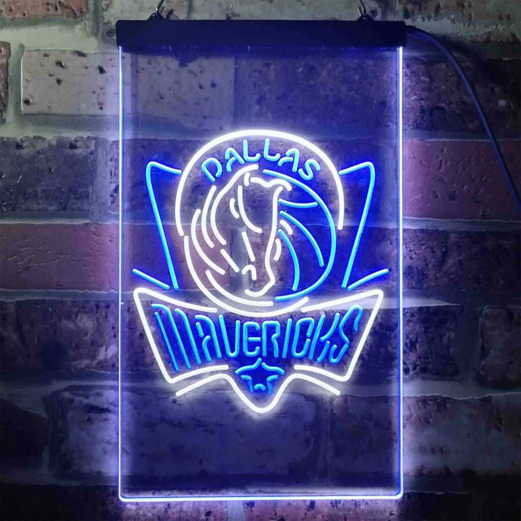 Dallas Mavericks Logo LED Neon Sign - Legacy Edition - neon sign - LED ...