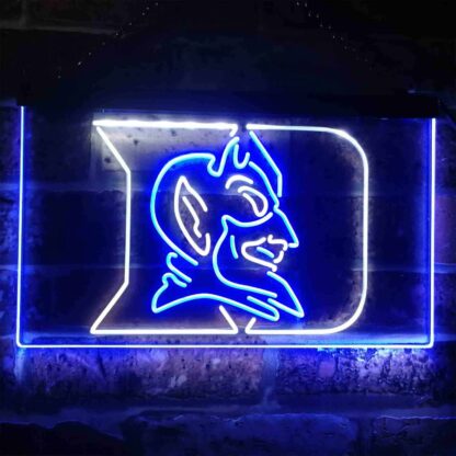 Duke Blue Devils Logo LED Neon Sign neon sign LED