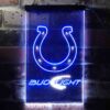 aIndianapolis Colts Bud Light LED Neon Sign