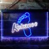 aKokanee Beer Footprint LED Neon Sign