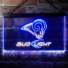aLos Angeles Rams Bud Light LED Neon Sign