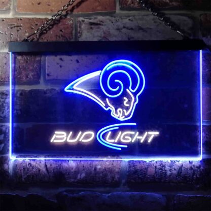 Los Angeles Rams Bud Light LED Neon Sign neon sign LED