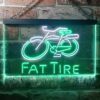 Fat Tire Bicycle Logo LED Neon Sign