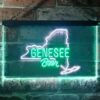 Genesee Beer Map 1 LED Neon Sign