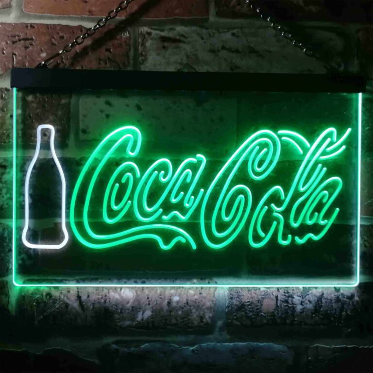 Coca-Cola Bottle and Logo LED Neon Sign - neon sign - LED sign - shop ...