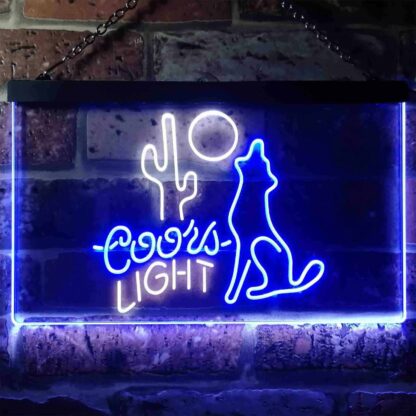 Coors Light Coyote Moon LED Neon Sign neon sign LED
