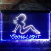 Coors Light Girl 2 LED Neon Sign