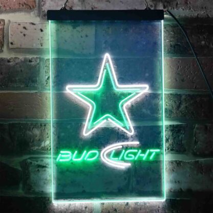 Dallas Cowboys Bud Light 2 LED Neon Sign neon sign LED