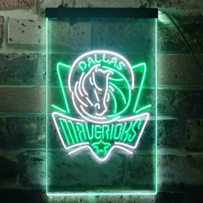 Dallas Mavericks Logo LED Neon Sign - Legacy Edition neon sign LED