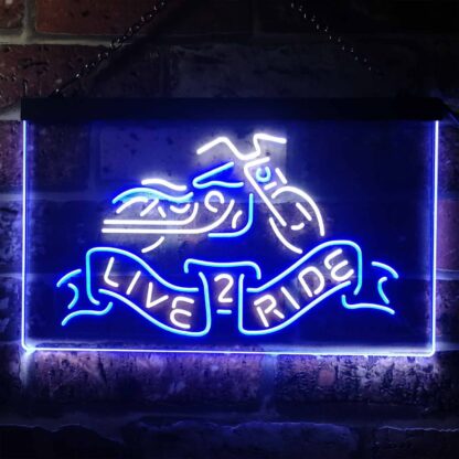 Harley Davidson Live 2 Ride Bike LED Neon Sign neon sign LED