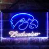 Iowa Hawkeyes Budweiser LED Neon Sign