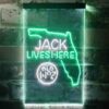 Jack Daniels Jack Lives Here Florida LED Neon Sign