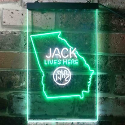 Jack Daniel's Jack Lives Here - Georgia LED Neon Sign neon sign LED