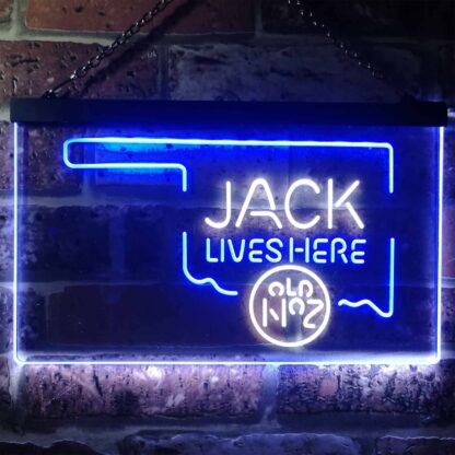 Jack Daniel's Jack Lives Here - Oklahoma LED Neon Sign neon sign LED