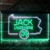 Jack Daniels Jack Lives Here Pennsylvania LED Neon Sign