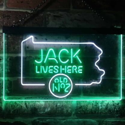 Jack Daniel's Jack Lives Here - Pennsylvania LED Neon Sign neon sign LED