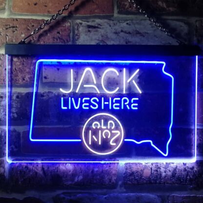 Jack Daniel's Jack Lives Here - South Dakota LED Neon Sign neon sign LED