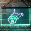 Jack Daniels Jack Lives Here West Virginia LED Neon Sign