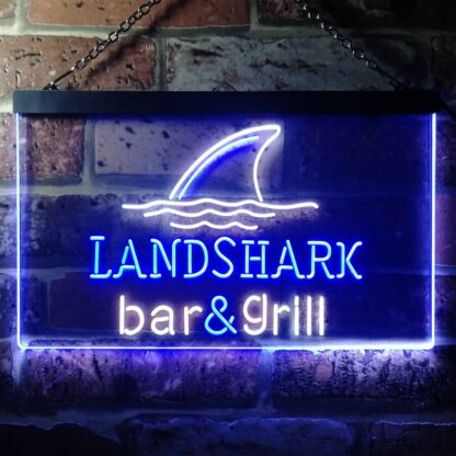 Landshark Lager - Bar and Grill Sharkfin LED Neon Sign neon sign LED