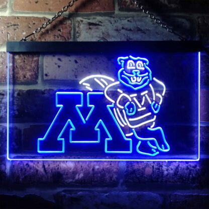 Minnesota Golden Gophers Logo LED Neon Sign neon sign LED