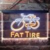 Fat Tire Bicycle Logo LED Neon Sign