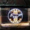 Ford Mustang Bars Logo LED Neon Sign