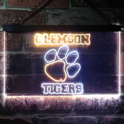 Clemson Tigers Logo LED Neon Sign neon sign LED