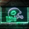 Chicago Bears Helmet Miller Lite LED Neon Sign